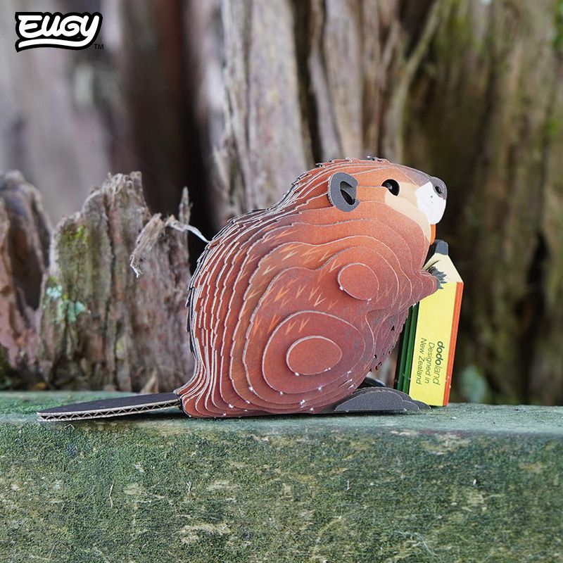 Puzzle 3D Eugy Dodoland- Castor (Beaver) 🦫