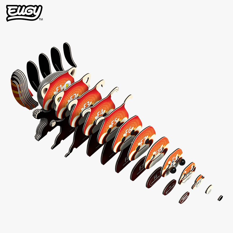 Puzzle 3D Eugy Dodoland- Panda rojo (Red Panda) 🐾 🎋