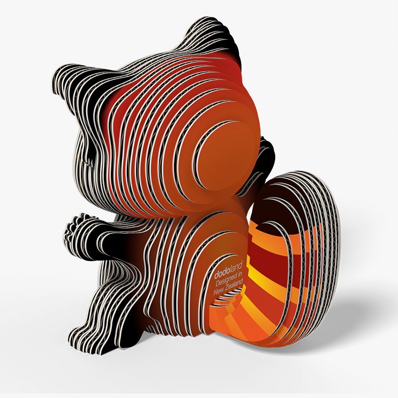 Puzzle 3D Eugy Dodoland- Panda rojo (Red Panda) 🐾 🎋