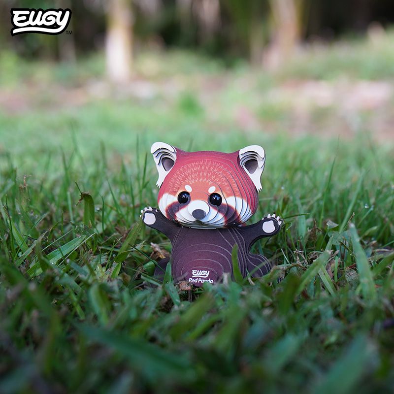 Puzzle 3D Eugy Dodoland- Panda rojo (Red Panda) 🐾 🎋