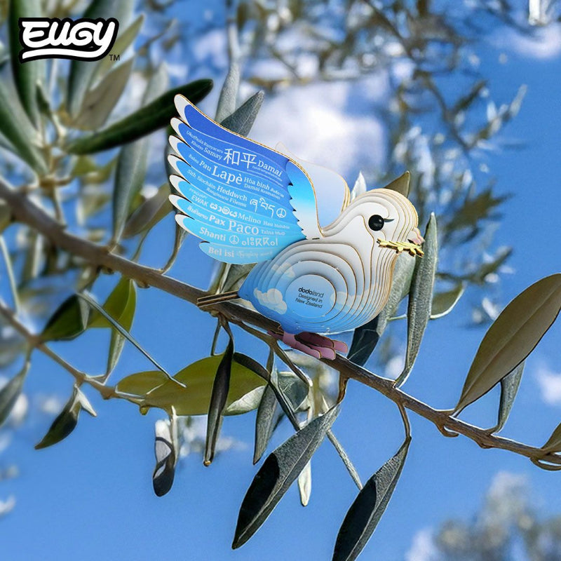 Puzzle 3D Eugy Dodoland- Paloma de la paz (Dove) 🕊️