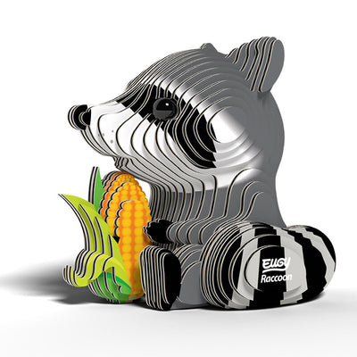 Puzzle 3D Eugy Dodoland - Raccoon (mapache) 🦝