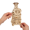 Puzle 3D de madera mecánico UGEARS - Reloj de Engranajes (Engine Clock)⏰ ⚙️