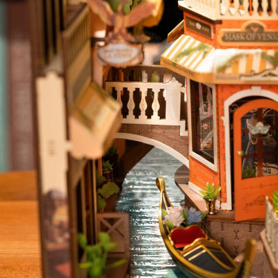 PUZZLE 3D MINIATURA ROBOTIME BOOK NOOK -  ROMANTIC VENICE  TGB08 🛶