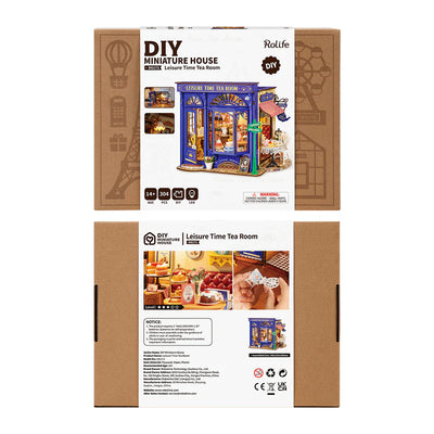 PUZZLE 3D ROBOTIME CASITA MINIATURA - Leisure Time Tea Room DG171 🫖🔮