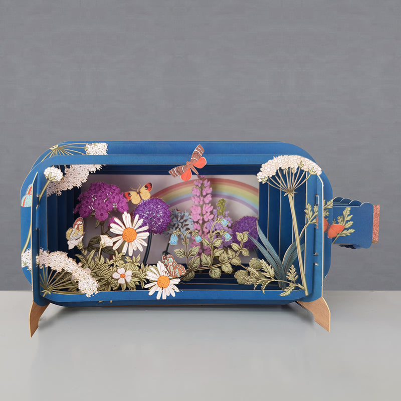 Tarjeta pop-up Kiriarte- Arcoiris 🌈