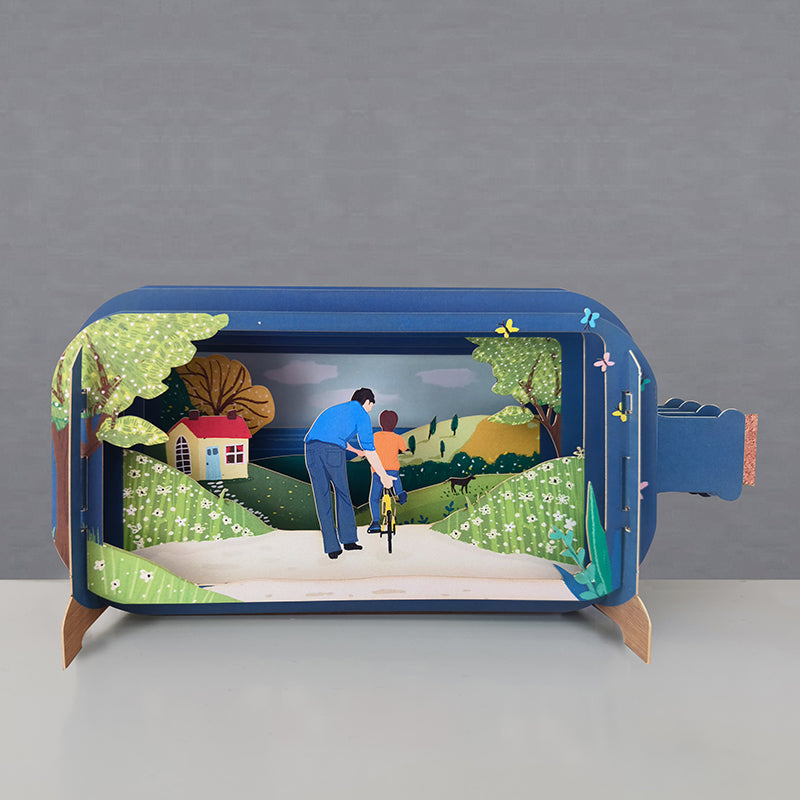 Tarjeta pop-up Kiriarte- Mi primera vez 🚲