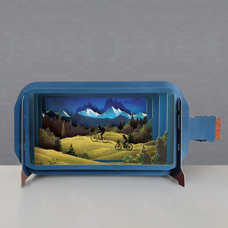 Tarjeta pop-up Kiriarte- Mountain 🏔️ (Paseo en la montaña)