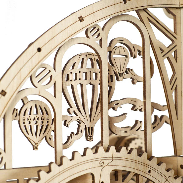 Puzle 3D de madera- Aero Reloj- Ugears 🕑
