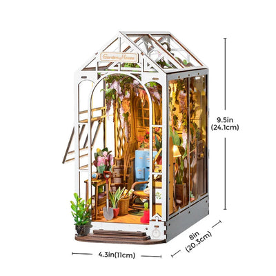 PUZZLE 3D MINIATURA ROBOTIME BOOKNOOK - GARDEN HOUSE TGB06 🌻