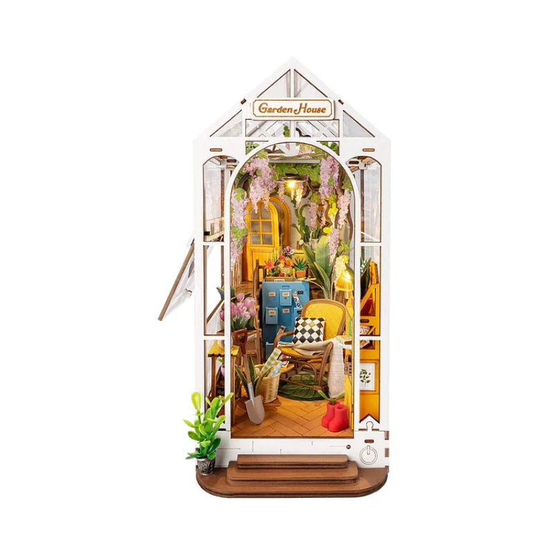 PUZZLE 3D MINIATURA ROBOTIME BOOKNOOK - GARDEN HOUSE TGB06 🌻
