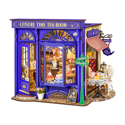 PUZZLE 3D ROBOTIME CASITA MINIATURA - Leisure Time Tea Room DG171 🫖🔮