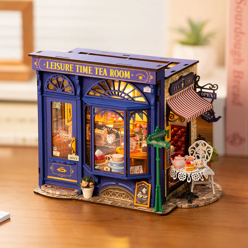 PUZZLE 3D ROBOTIME CASITA MINIATURA - Leisure Time Tea Room DG171 🫖🔮