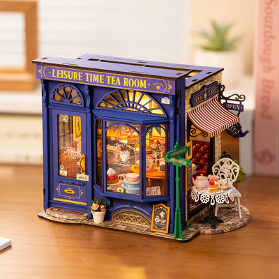 PUZZLE 3D ROBOTIME CASITA MINIATURA - Leisure Time Tea Room DG171 🫖🔮