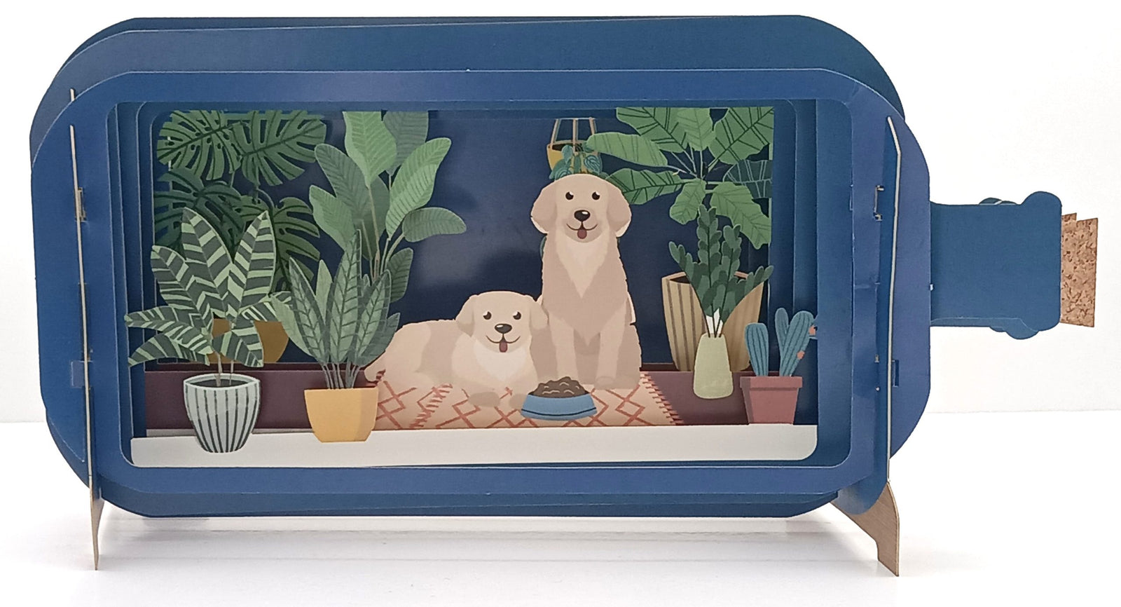 Tarjeta pop-up Kiriarte- Labrador 🐕 (perrito labrador)