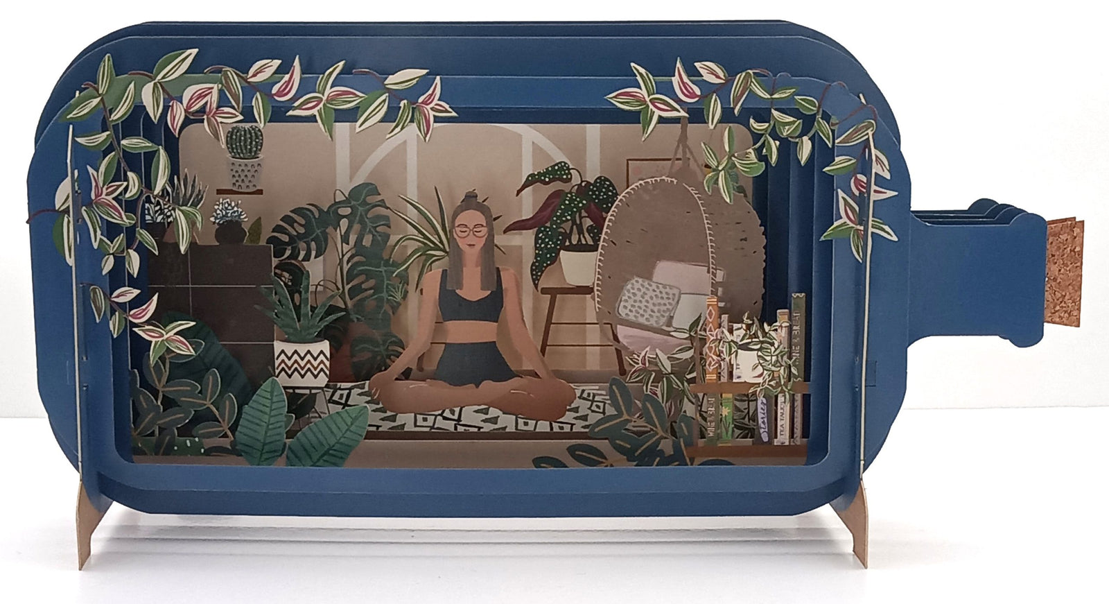 Tarjeta pop-up Kiriarte- Yoga 🧘