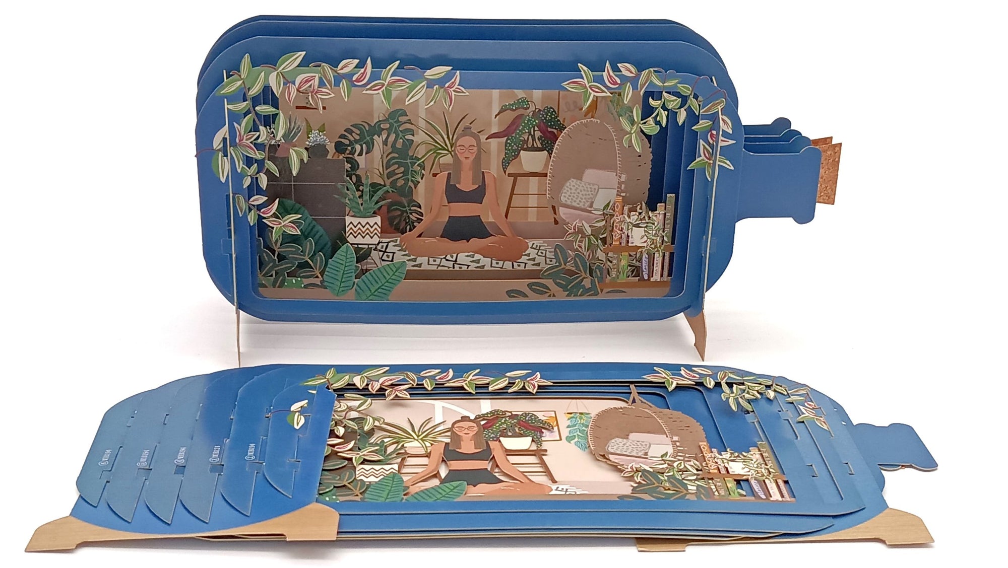 Tarjeta pop-up Kiriarte- Yoga 🧘