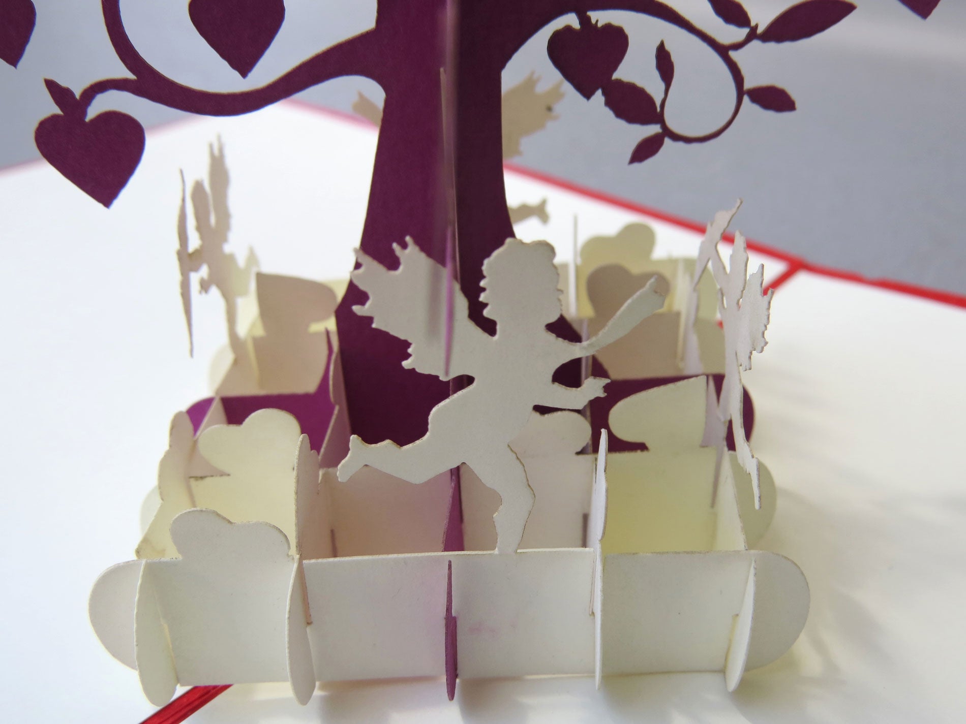 Tarjeta pop-up Kiriarte- Árbol de la vida morado 🌳🟣