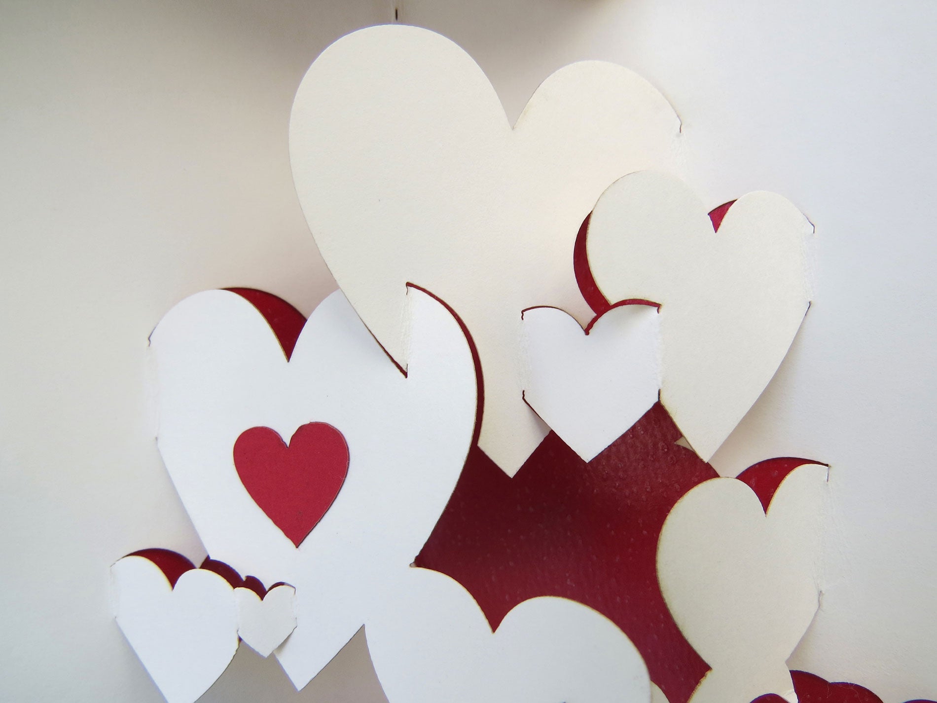 Tarjeta pop-up Kiriarte- Nubes de corazones ♥️☁️