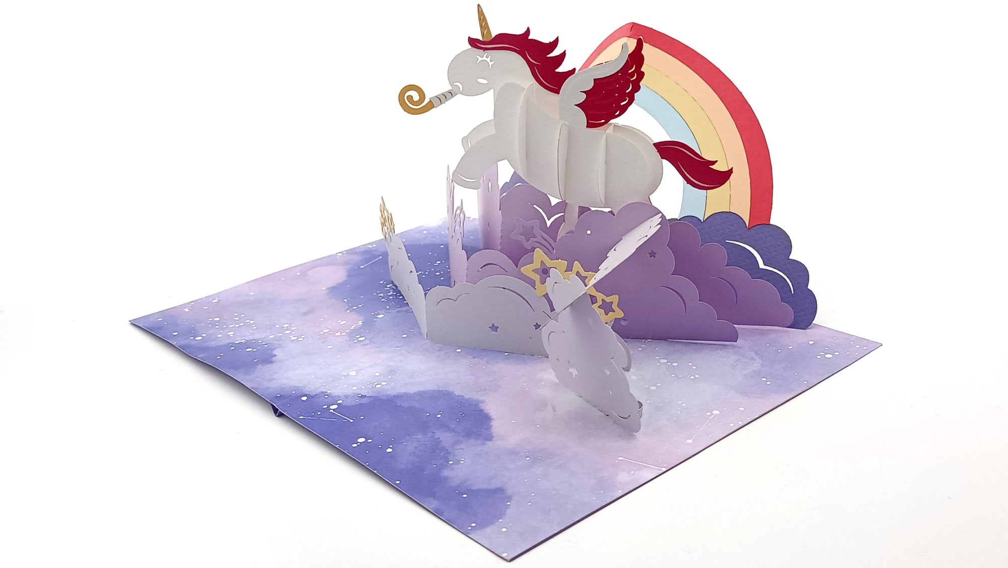 Tarjeta pop-up Kiriarte- Unicornio 🦄