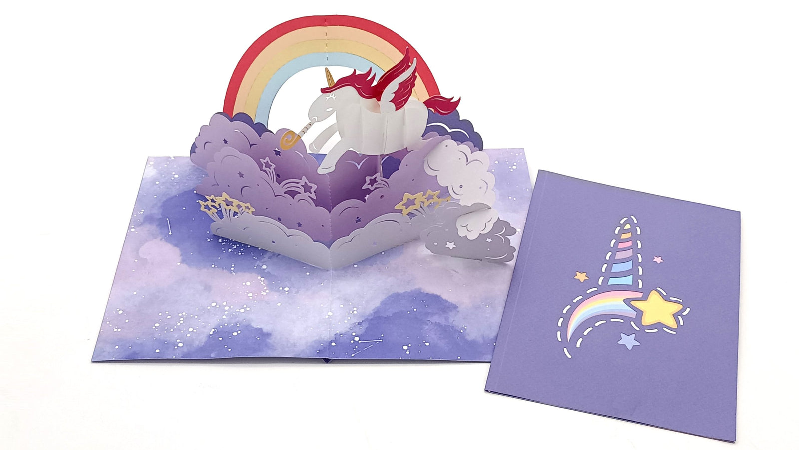 Tarjeta pop-up Kiriarte- Unicornio 🦄