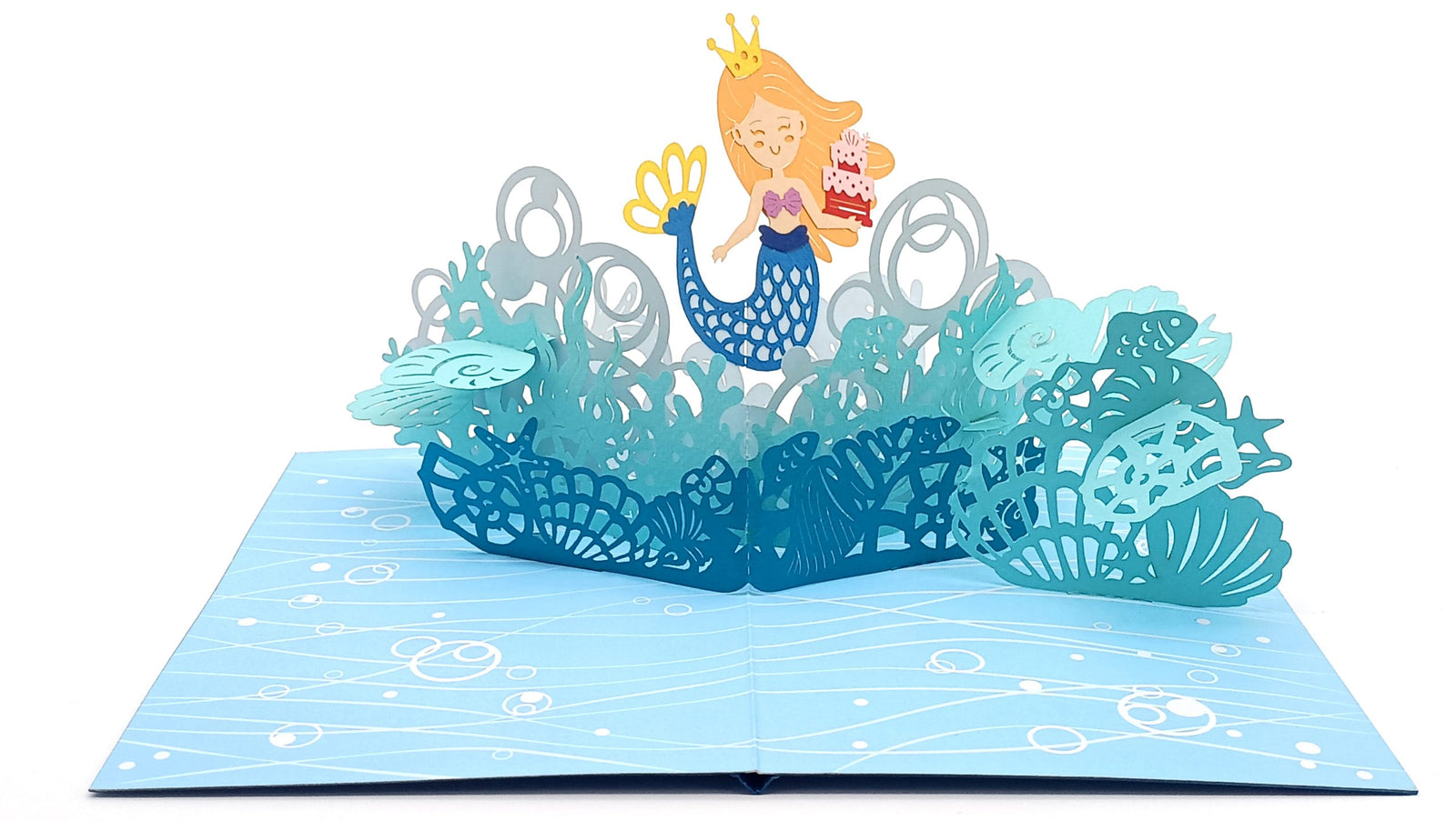 Tarjeta pop-up Kiriarte- La sirenita 🧜‍♀️