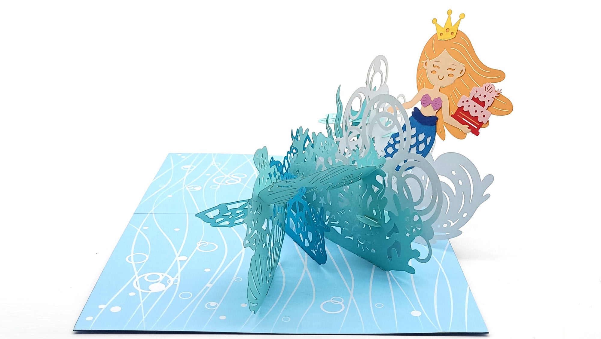 Tarjeta pop-up Kiriarte- La sirenita 🧜‍♀️