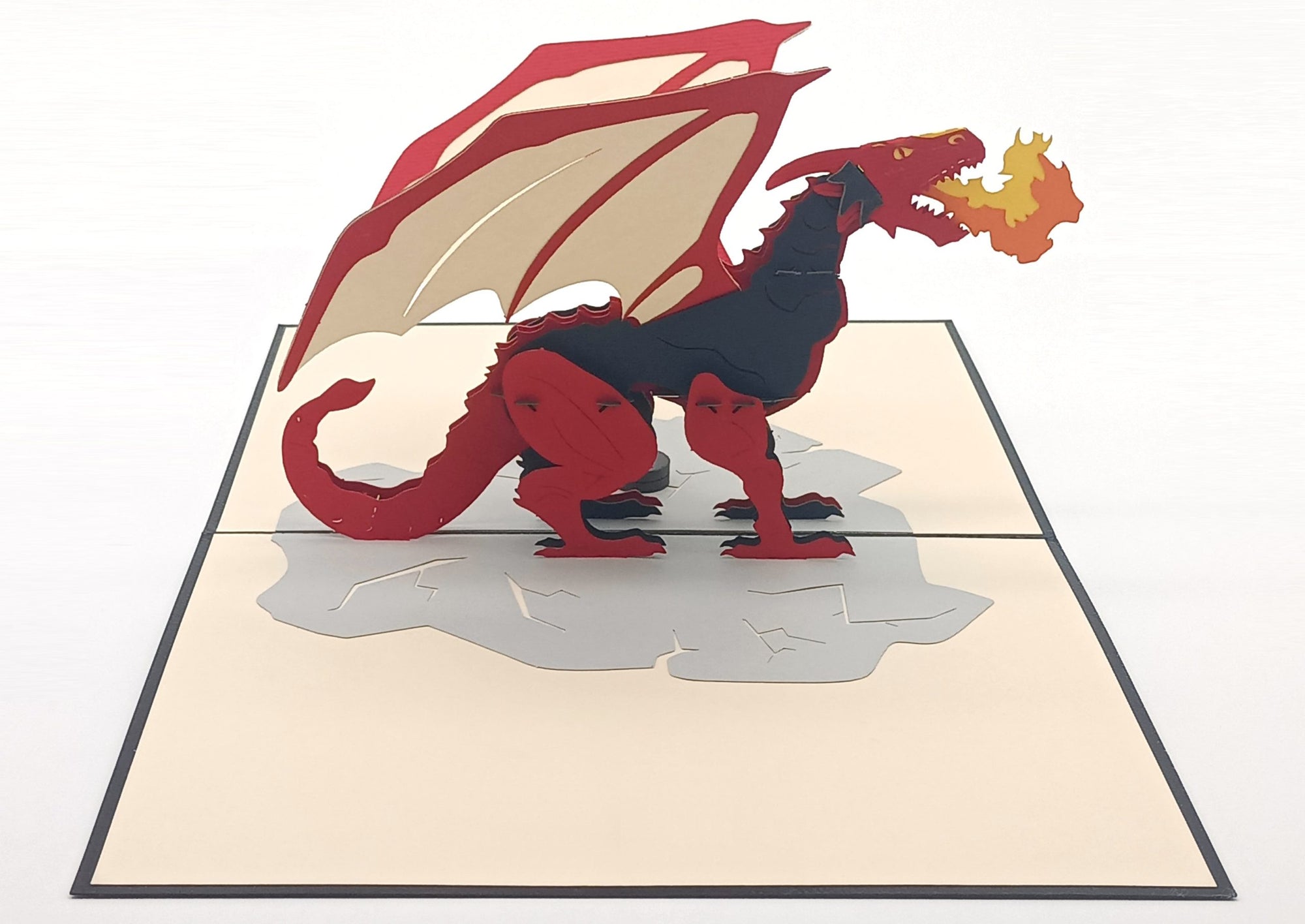 Tarjeta pop-up Kiriarte- Dragón 🐲