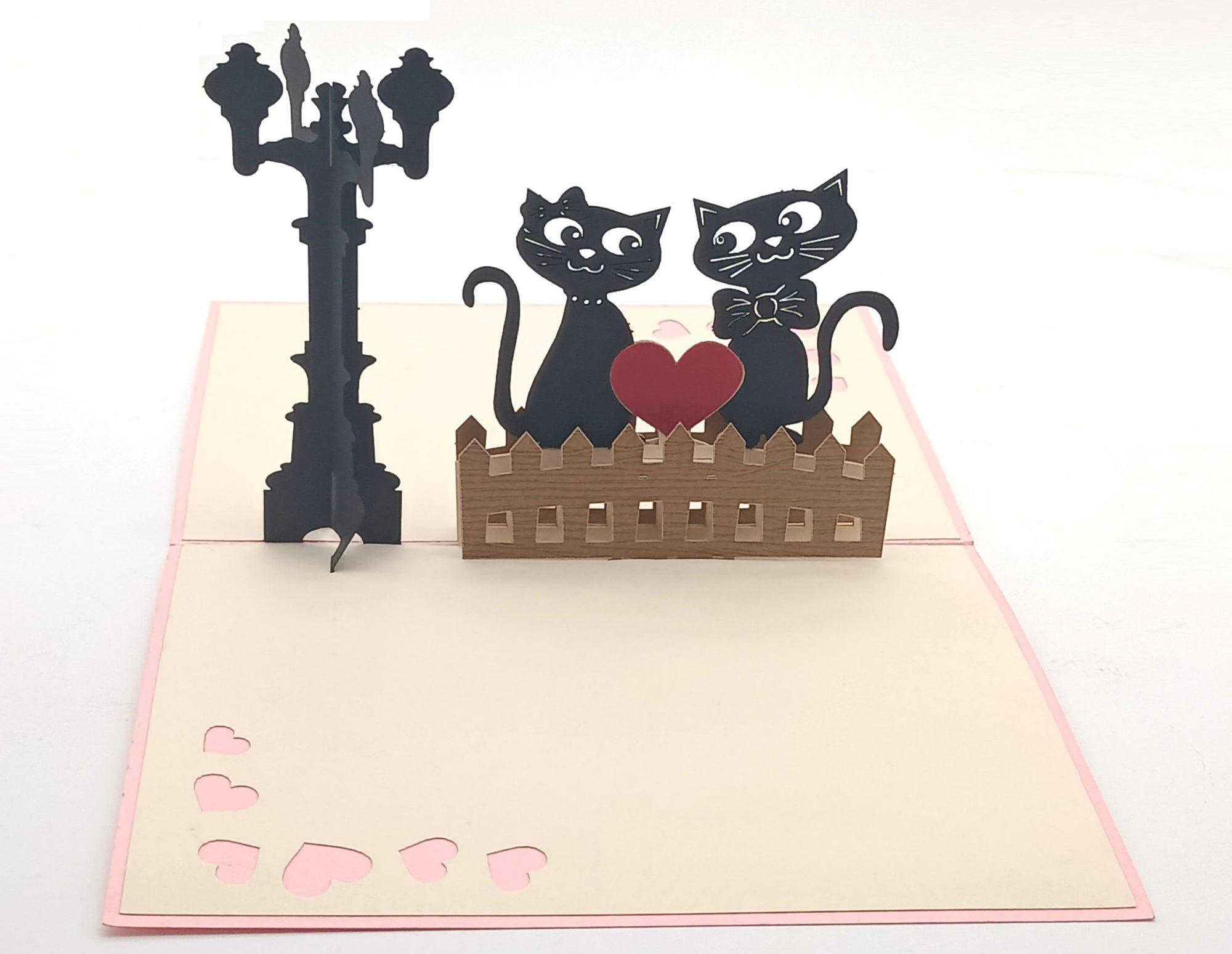 Tarjeta pop-up Kiriarte- Cats 🐈🐈‍⬛