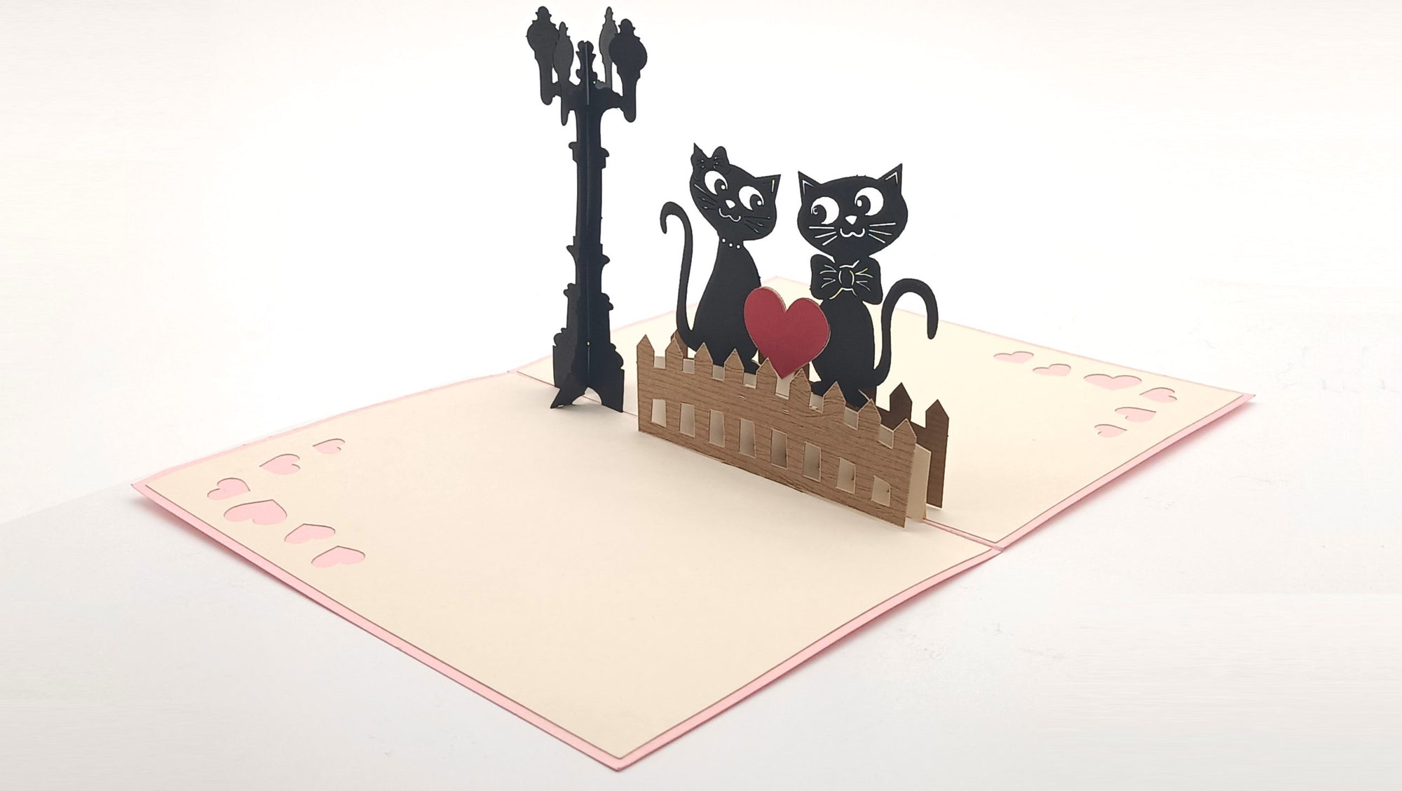 Tarjeta pop-up Kiriarte- Cats 🐈🐈‍⬛