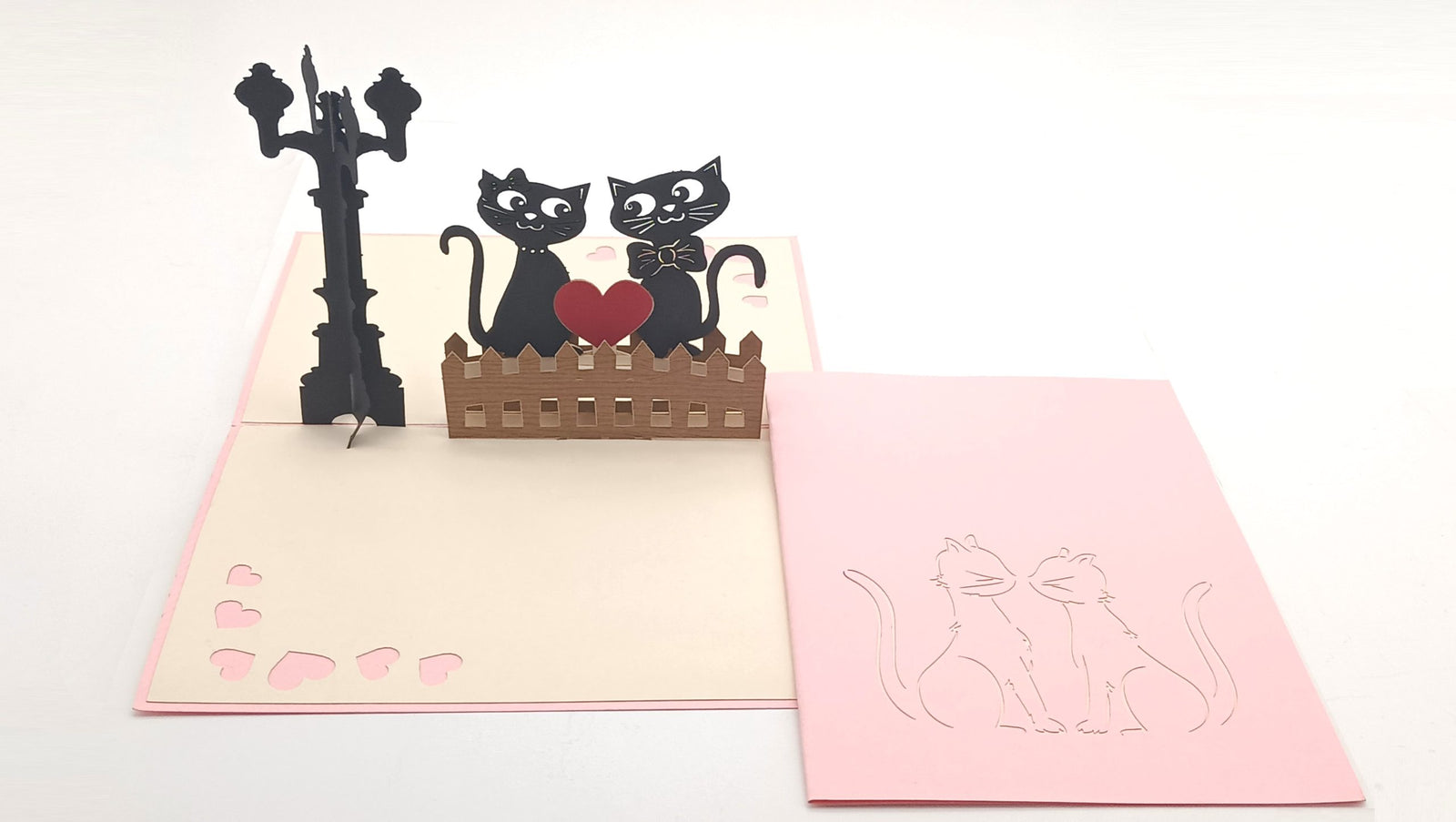 Tarjeta pop-up Kiriarte- Cats 🐈🐈‍⬛