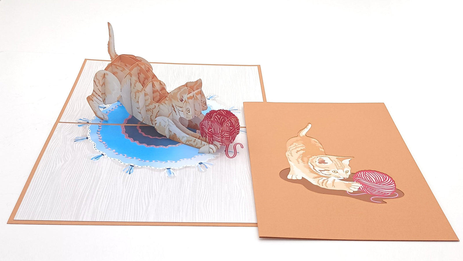 Tarjeta pop-up Kiriarte- gatito 🐱