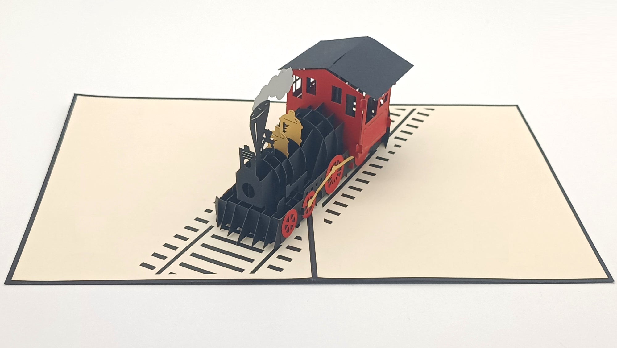 Tarjeta pop-up Kiriarte- Tren 🚂