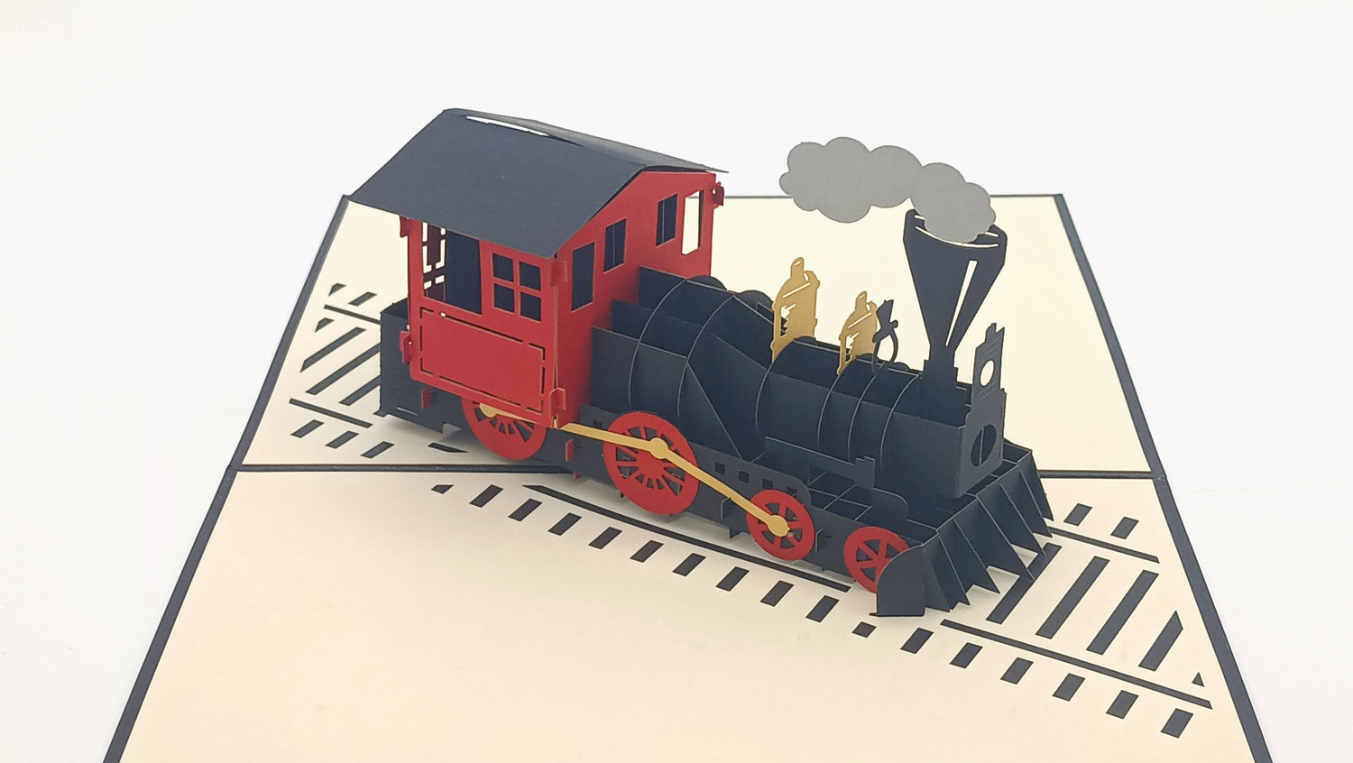 Tarjeta pop-up Kiriarte- Tren 🚂