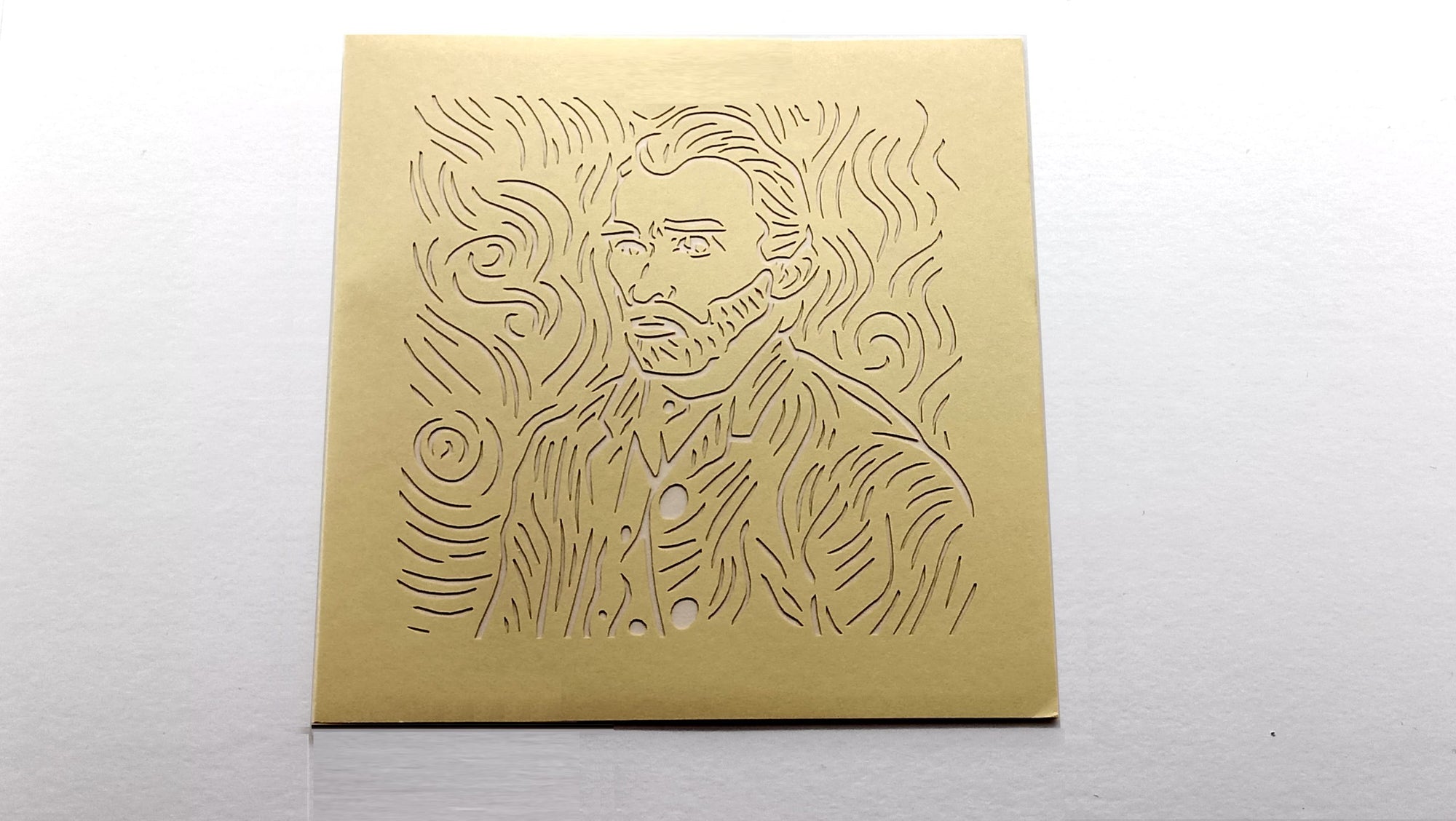 Tarjeta pop-up Kiriarte- Girasoles de Van Gogh 🌻👂