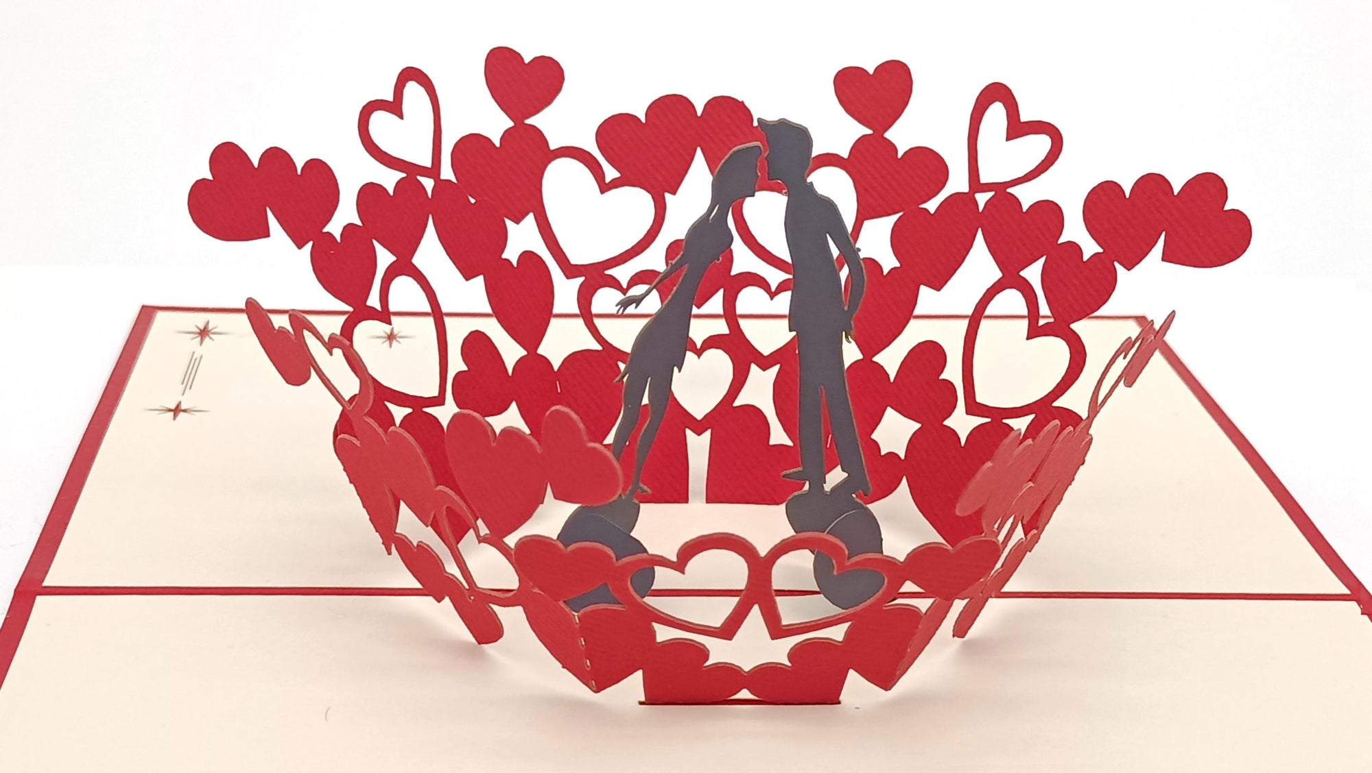 Tarjeta pop-up Kiriarte- El beso ♥️😘