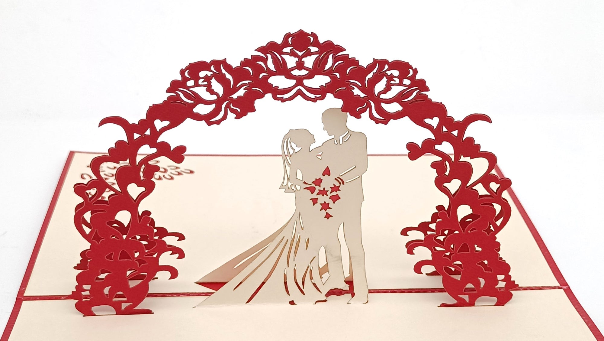 Tarjeta pop-up Kiriarte- Boda novio - novia 👰‍♀️🤵‍♂️