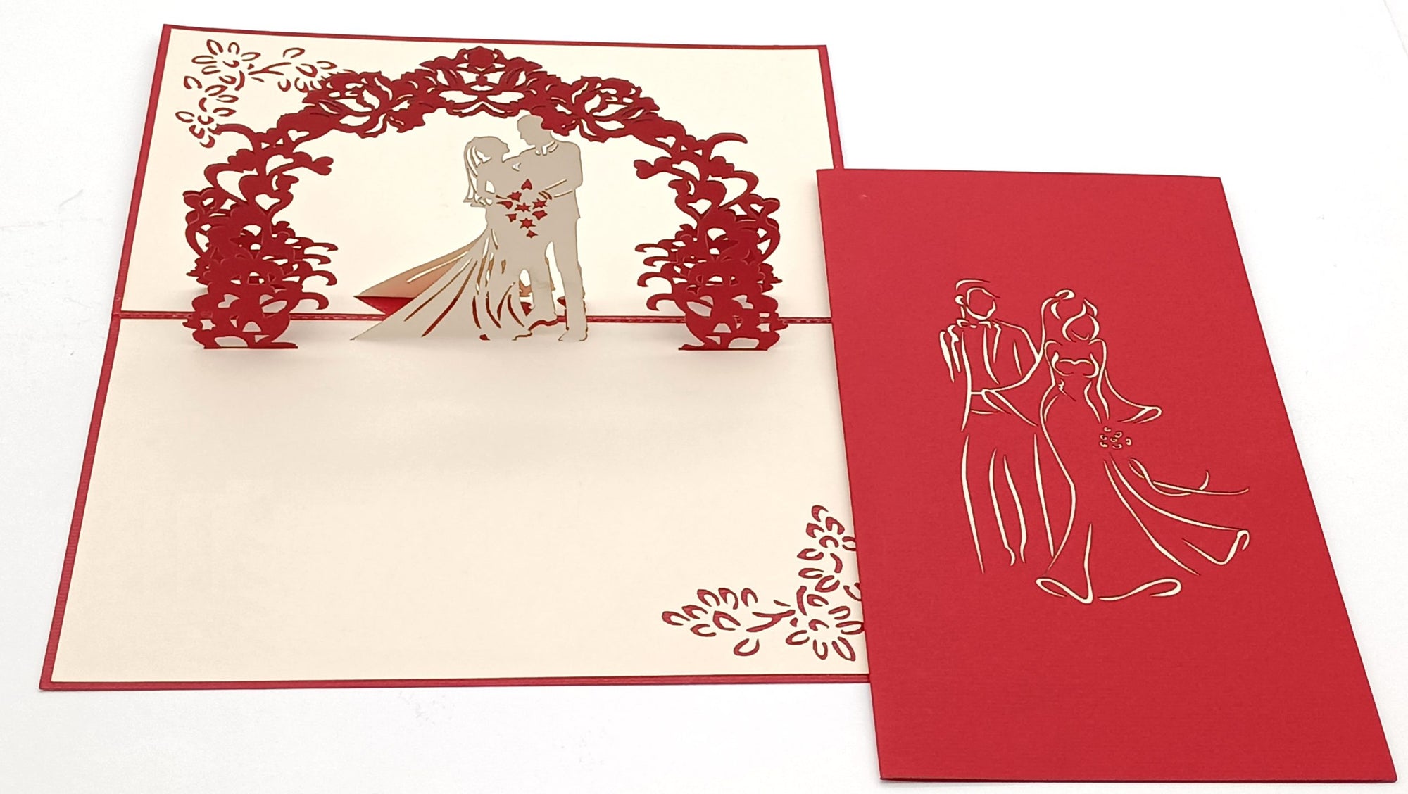 Tarjeta pop-up Kiriarte- Boda 👰‍♀️🤵‍♂️