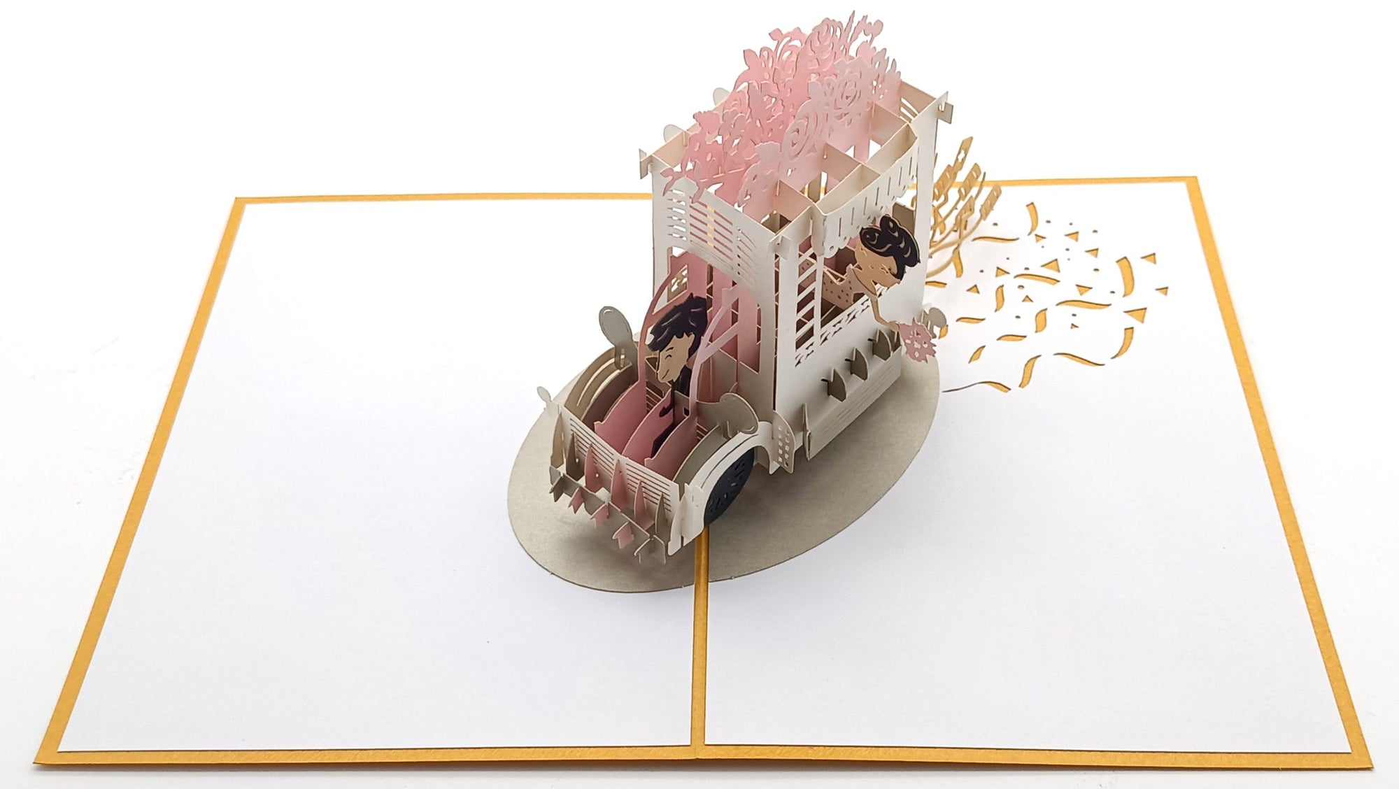 Tarjeta pop-up Kiriarte- Recien Casados 💐🕍