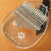 Kalimba Acrílica transparente Paws Liuhui