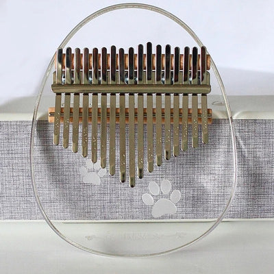 Kalimba Acrílica transparente Paws Liuhui