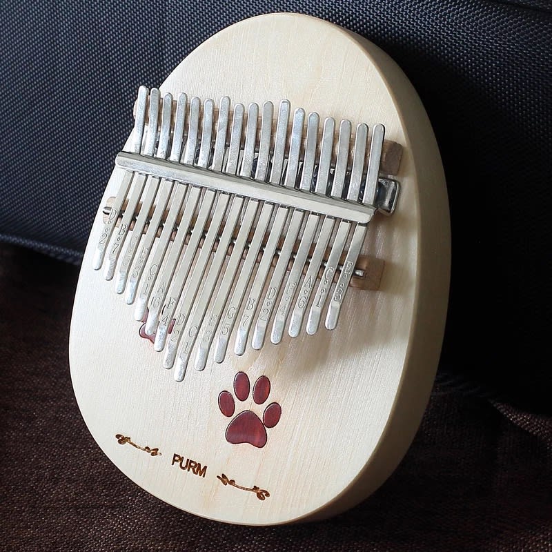 Kalimba Ovalada Madera Abeto Paws Liuhui