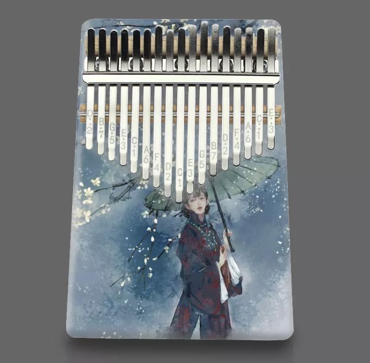 Kalimba Old Japan Umbrella Girl Liuhui Pino
