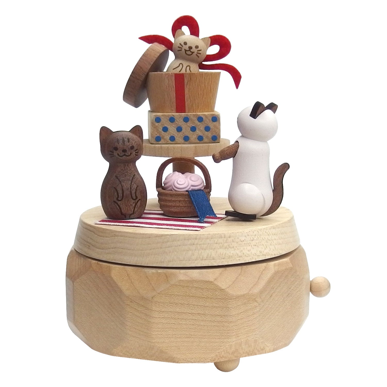 Cajita Musical Wooderful life - Cat in Blessing Gift (Gatos en un regalo)