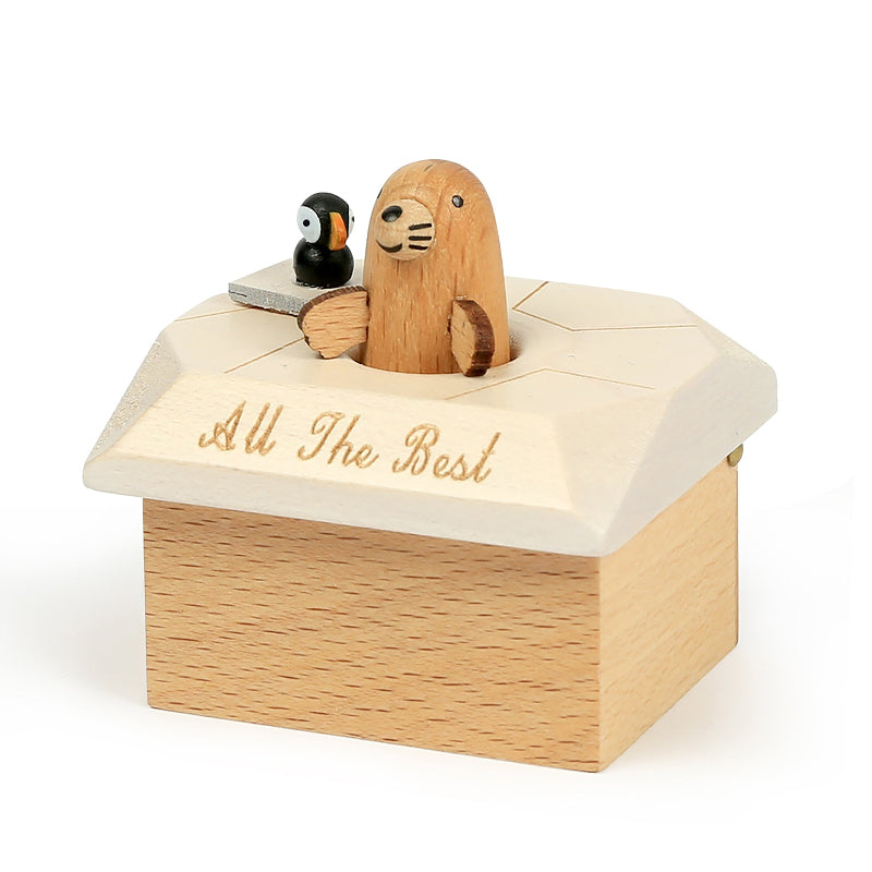 Cajita Musical Wooderful life- Lovely MB Seals (Foquita) 🥰🦭