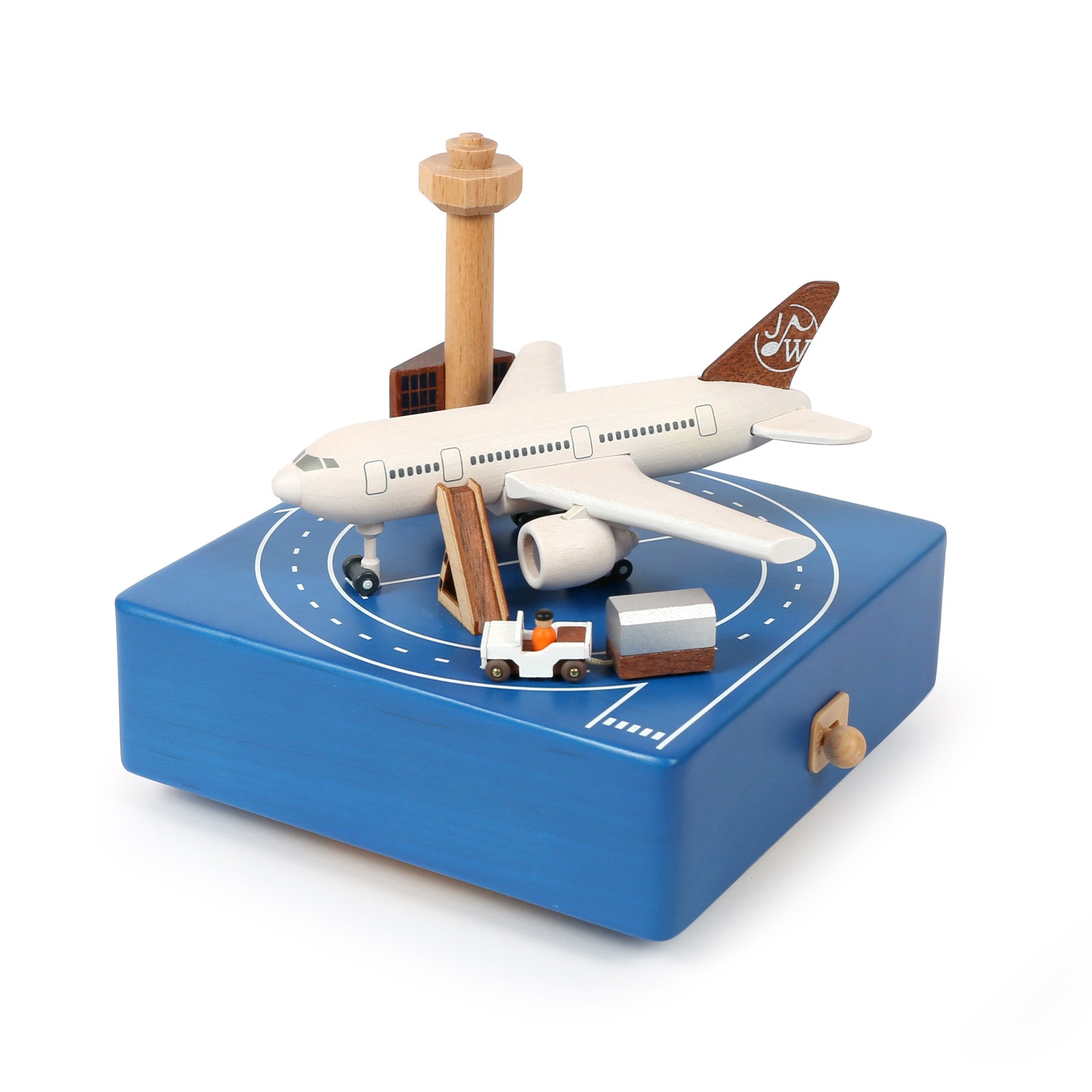 Cajita Musical Woodeful life- Airport Apron ✈️