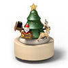Cajita Musical Wooderful life - Santa & Reindeer Up and  Down