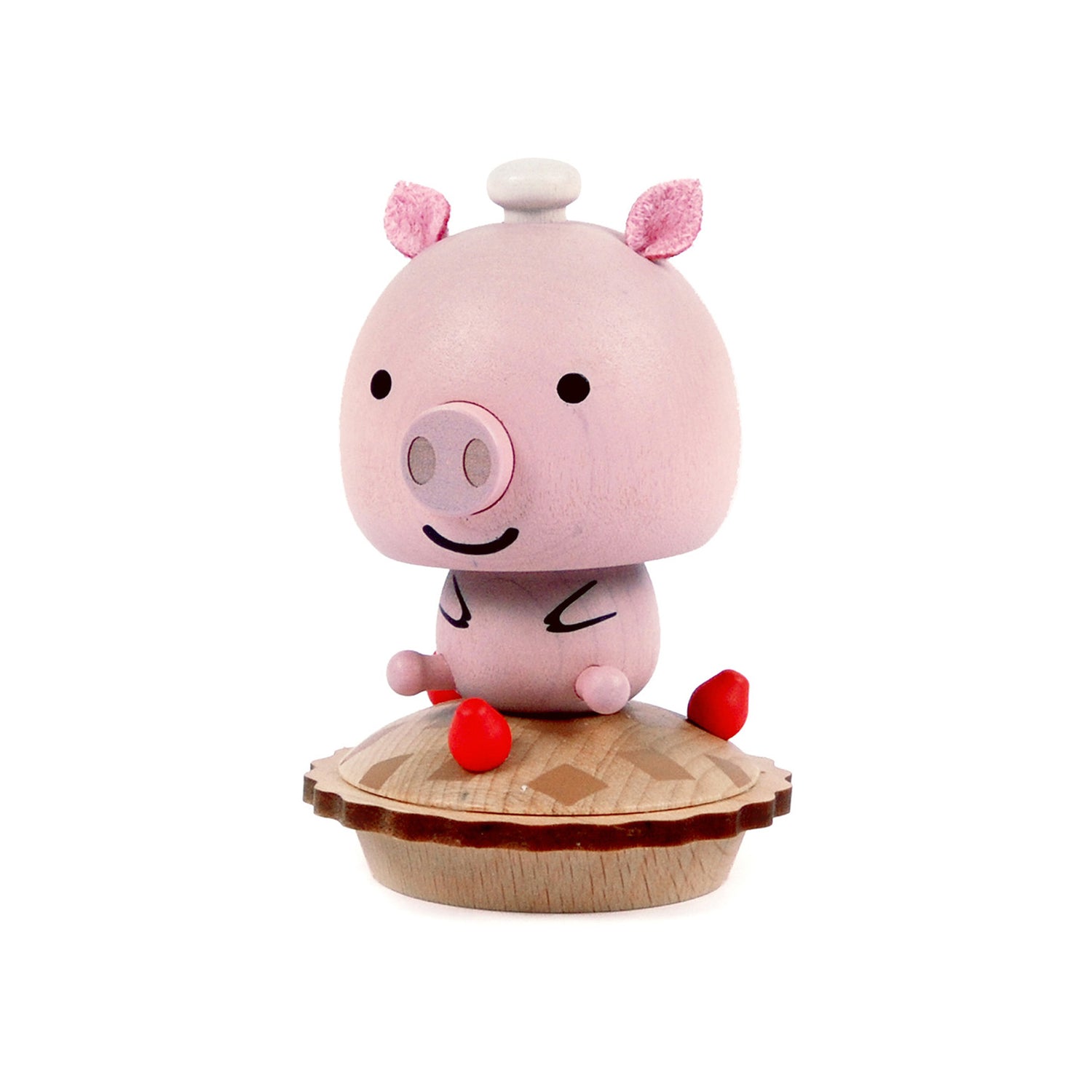 DECO Wooderful life– Bobbler Pig Spring Decorations (Cerdito cabezón)