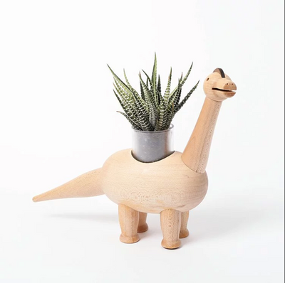 DECO Wooderful Life - Mini Macetero Brontosaurio
