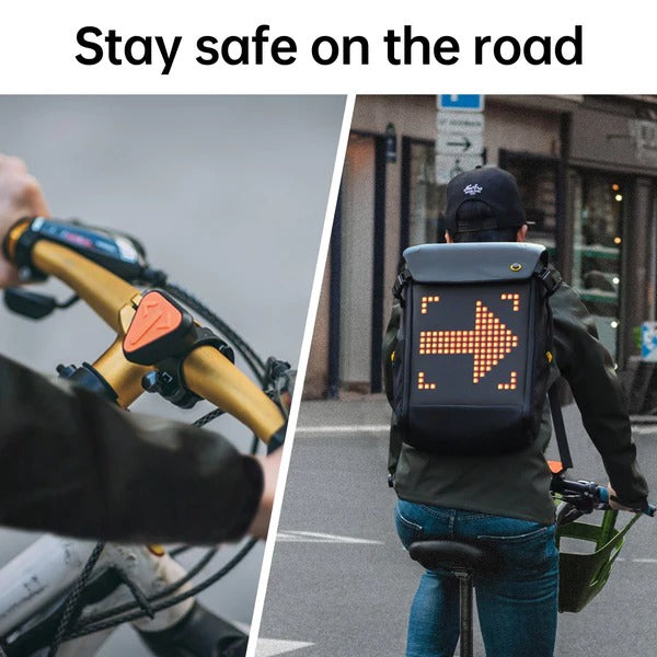 Divoom Pixoo Backpack M con control remoto- Mochila M pantalla Pixel Art y control remoto